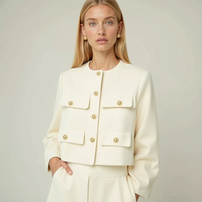 Variant image for Kvinno Blazer Beskuren Modern Polyester-10