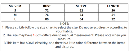 Kvinnors Crop Top V-ringad Puffärmar Polyester Spandex-2