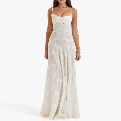 Eleganta Damklänningar i Korsettstil med Figurnära Snitt och Blommönster – Perfekt för Sommarfester 9