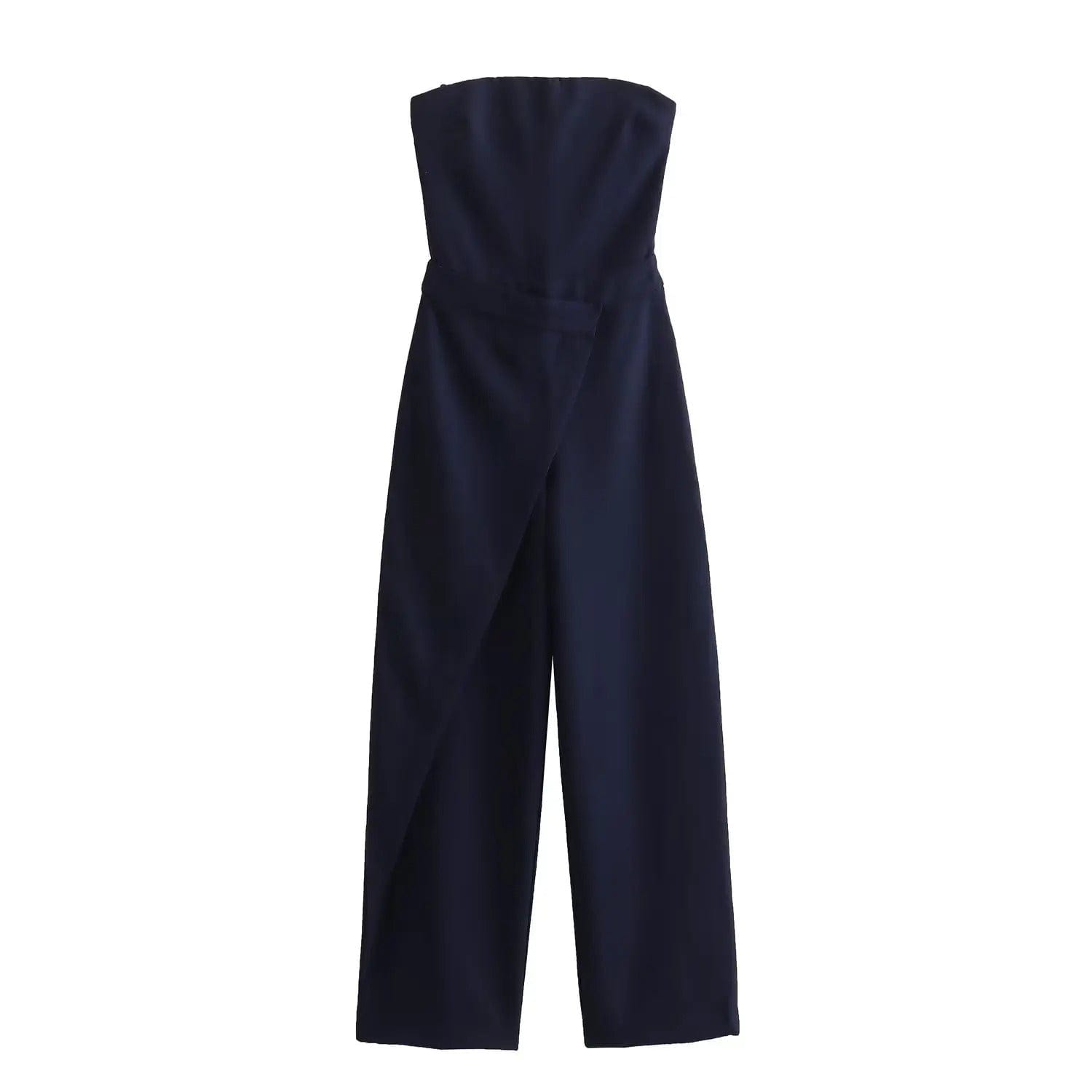 Dam Jumpsuit Bred Ben Off-Shoulder Lätt Tyg-2