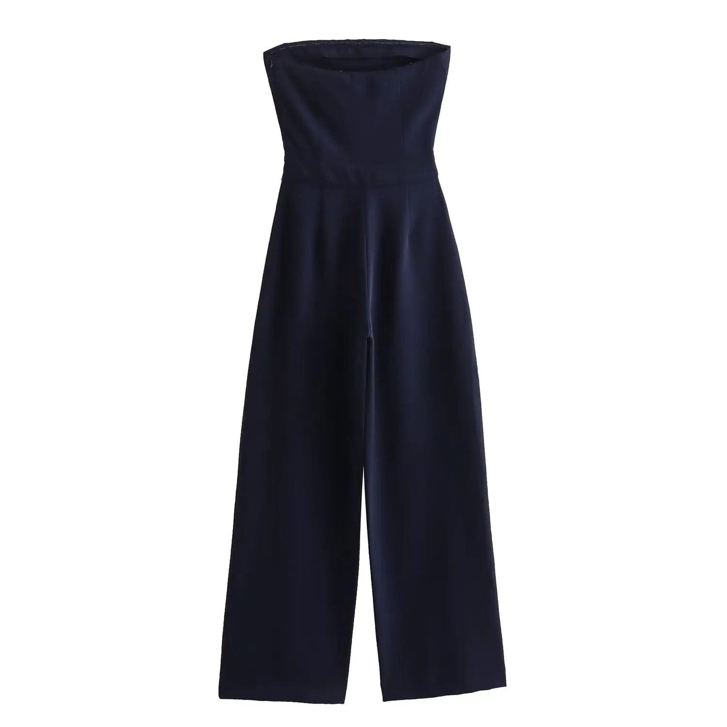 Dam Jumpsuit Bred Ben Off-Shoulder Lätt Tyg-3