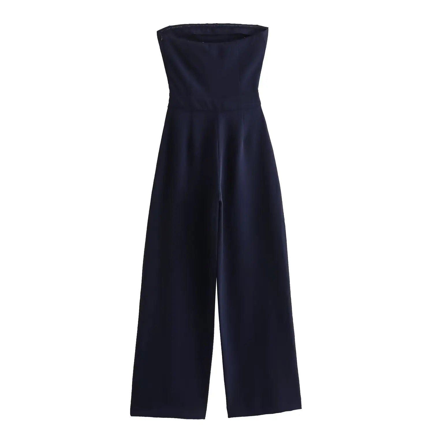 Dam Jumpsuit Bred Ben Off-Shoulder Lätt Tyg-3