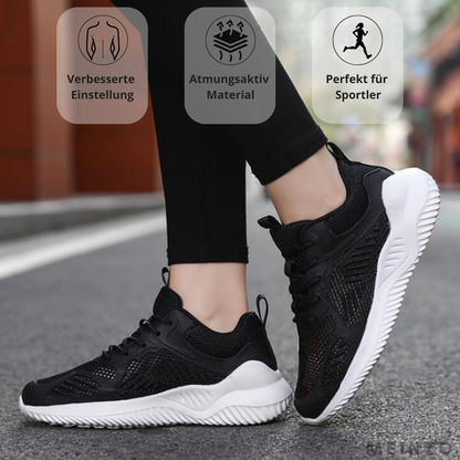 Kvinnors Sneakers Lätta Andningsbara Ergonomiska Syntetmaterial-2