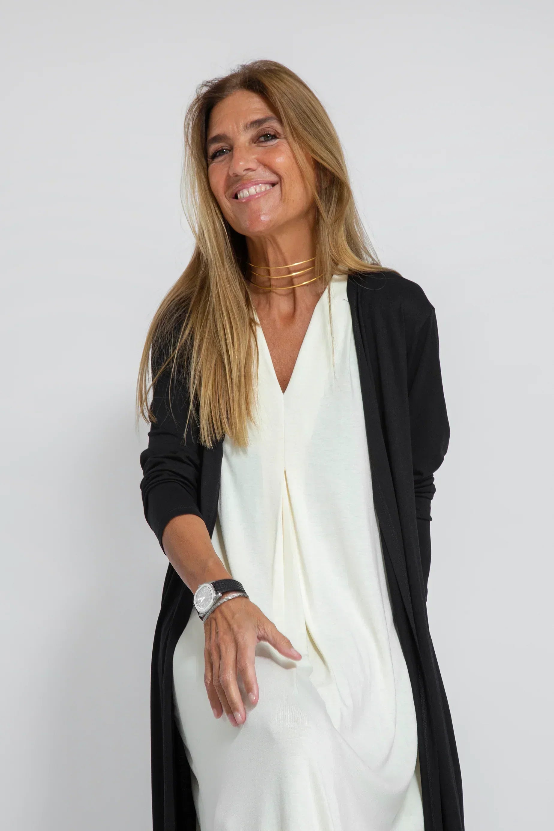 Variant image for Maxiklänning Dam med Avtagbar Väst i Mjuk Bomull-31