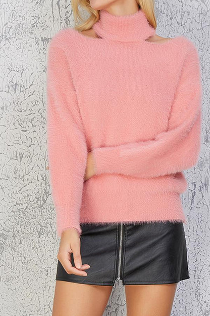 Dam Sweatshirt Långärmad Kall Axel Akryl-6