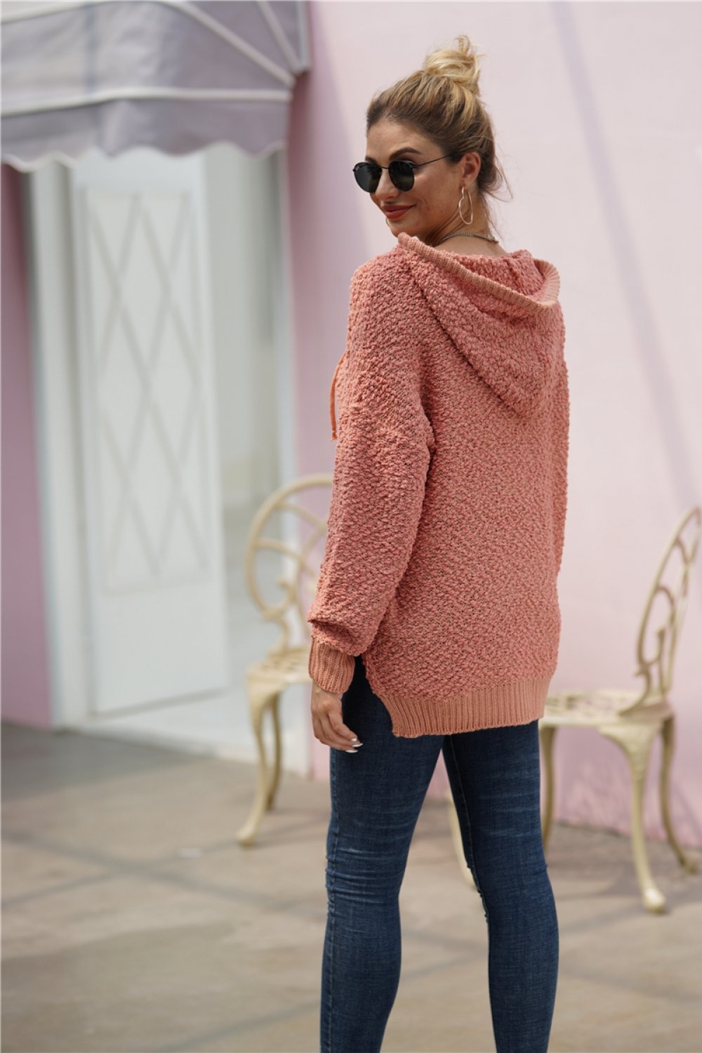 Unisex Hoodie Plush Polyester with Hood-5