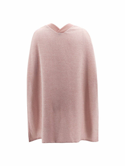 Dam Tröja V-ringad Långärmad i Mjuk Bomull-6