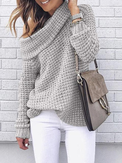 Dam Tröja Elegant Design Mjuk Bomull Polyester 2