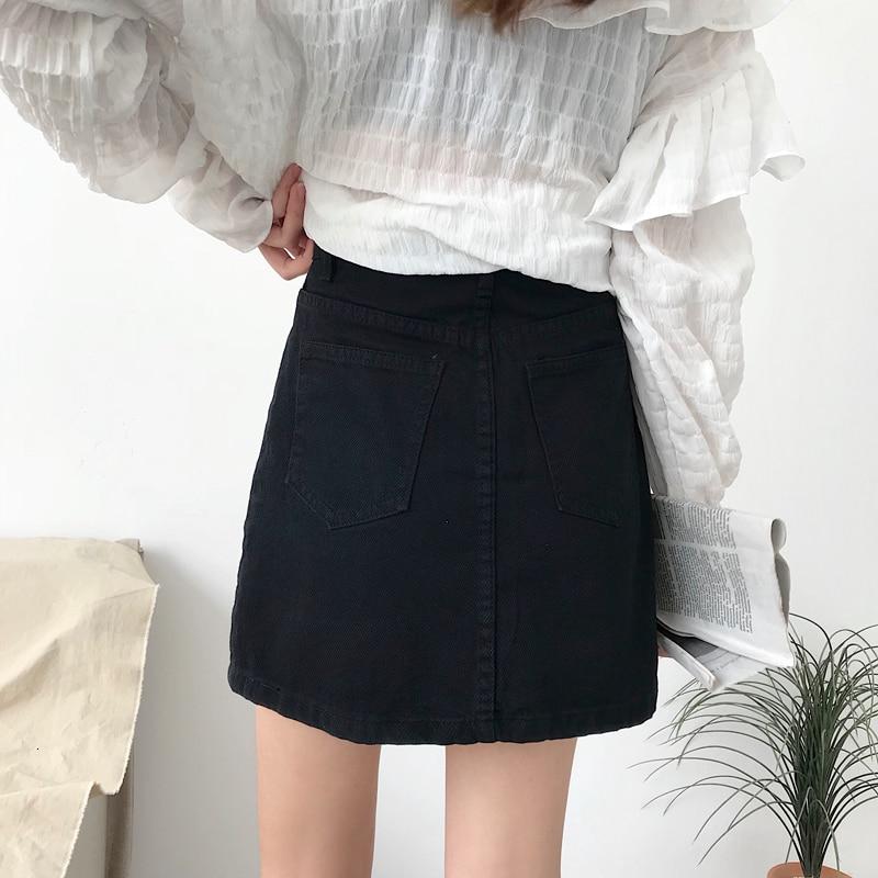 Dam Jeanskjol A-linjeformad Denim 2