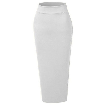 Dam Maxikjol Blyertsstil Elastisk Midja 100% Polyester 5