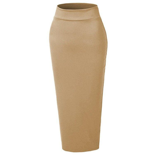 Dam Maxikjol Blyertsstil Elastisk Midja 100% Polyester 1