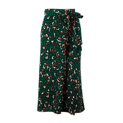 Kvinnor Midirock Dekorativ Knytning Högkvalitativt Tyg-3