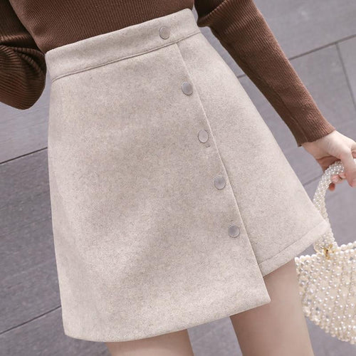 Kvinna Minikjol Asymmetrisk Polyester Elastan 1