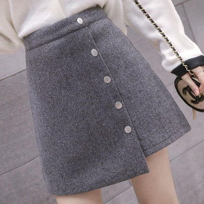 Kvinna Minikjol Asymmetrisk Polyester Elastan 3