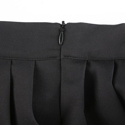 Kvinna Kort Kjol A-linjeformad Mönstrad Polyester-5