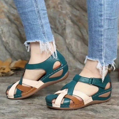 Herr Sandaler Ortopedisk Design Andningsbart Syntetmaterial-4