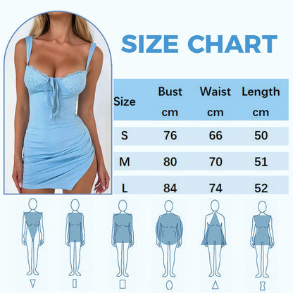 Kvinnors Miniklänning Djup Halsringning Polyester Elegant Silhuett-4