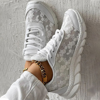 Herrsneakers Andningsbart Material Ortopediskt Stöd Snygga Komfort Skor-4