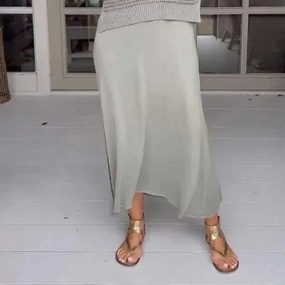 Sommarklänning Dam Tvådelad Virkad Polyester Bohemisk Stil 6