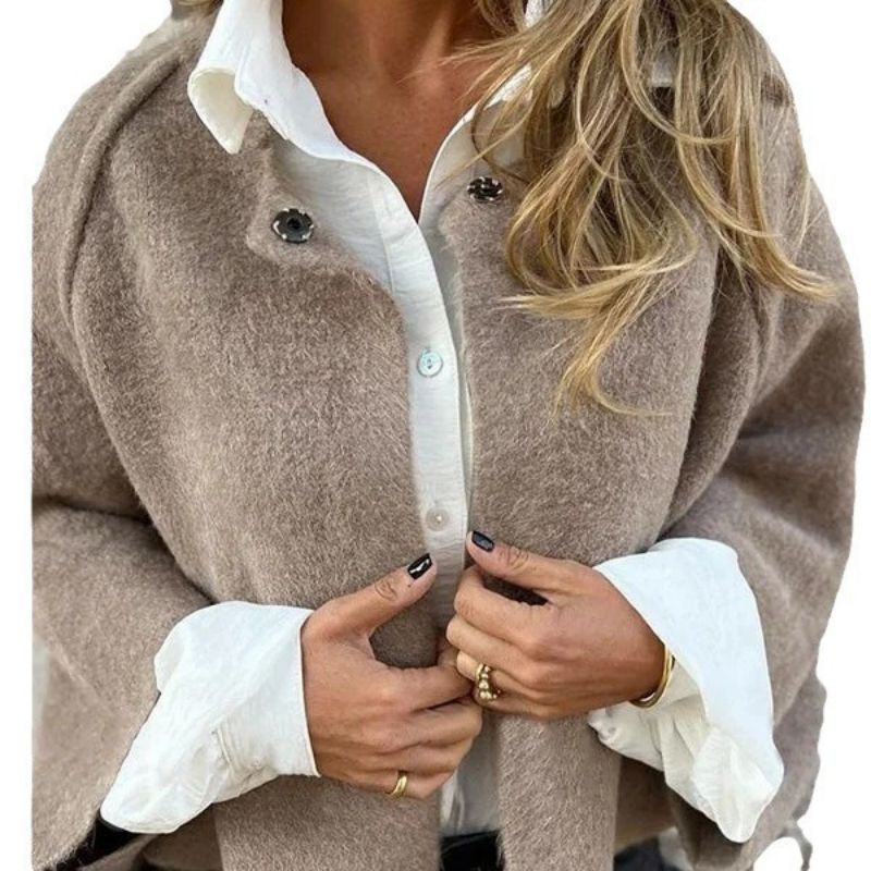Kort Jacka Dam Trendig Design Högkvalitativ Polyester-5