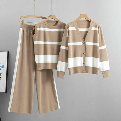 Variant image for Dam Tredelad Uppsättning Löst Passform Polyester Vintermode-1