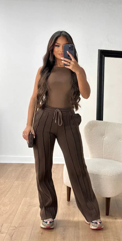 Herrbyxor Smal Passform Stretchmaterial Athleisure-3