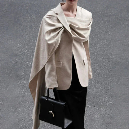 Variant image for Damjacka Casual Chic med Lapptäcksmönster i 100% Bomull-1