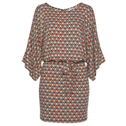 Damer Klänning Utskärningar på Axlarna Snäv Passform Polyester 3