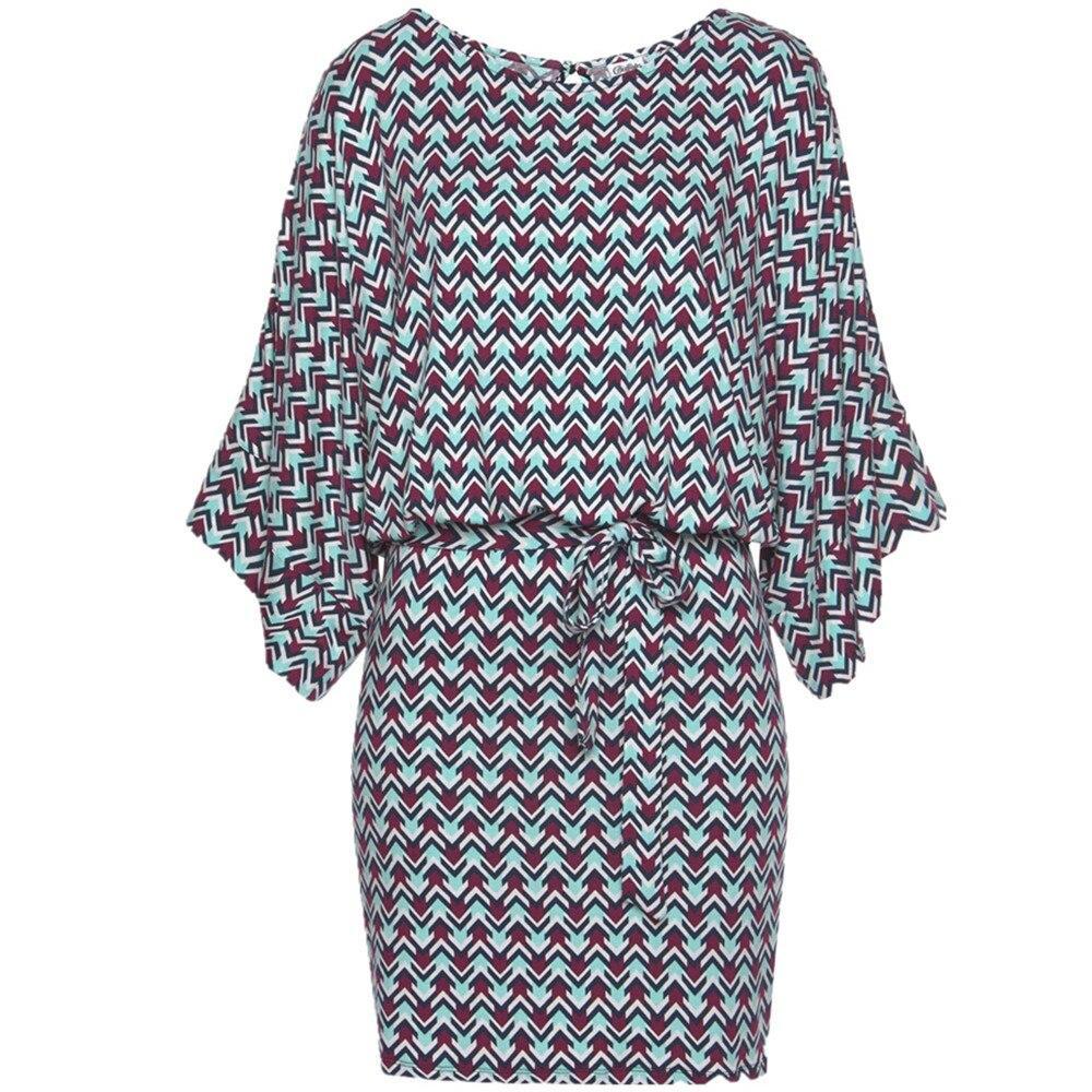 Damer Klänning Utskärningar på Axlarna Snäv Passform Polyester 5