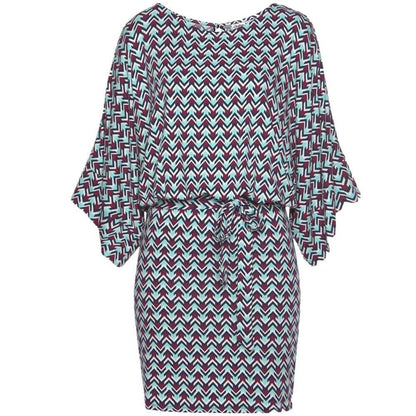 Damer Klänning Utskärningar på Axlarna Snäv Passform Polyester 5