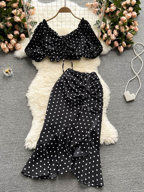 Variant image for Fina Dam Klänningar Midi med Punktmönster i Polyester-3