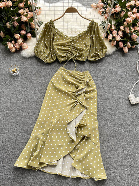 Variant image for Fina Dam Klänningar Midi med Punktmönster i Polyester-2