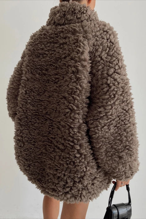 Stickad Dam Tröja Mjuk Design 100% Bomull-3