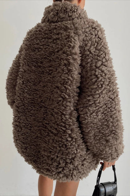 Stickad Dam Tröja Mjuk Design 100% Bomull-3