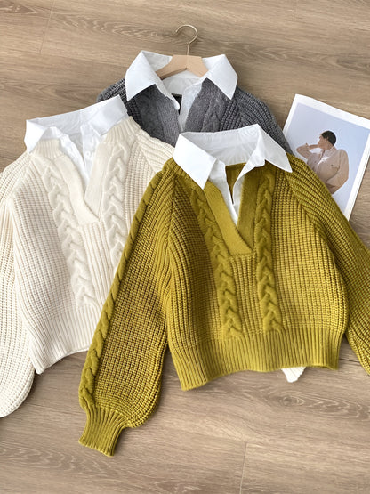 Kvinnors Tröjor Retrodesign Av Mjukt Tyg 6