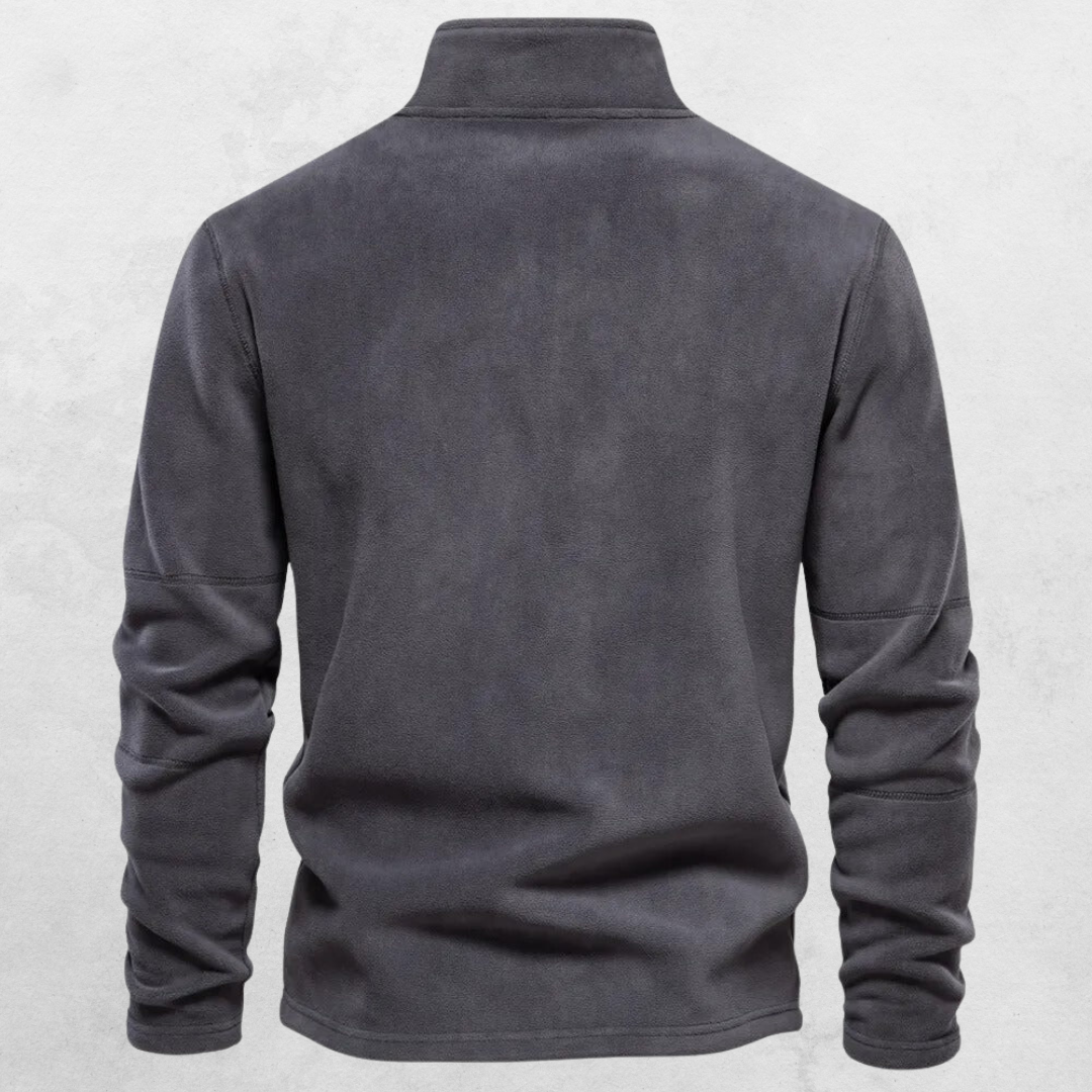 Fleecetröja Dam Modern Ståkrage Mjuk Fleece för Kalla Vinterdagar-3