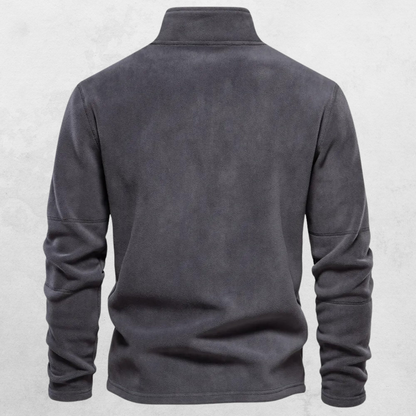 Fleecetröja Dam Modern Ståkrage Mjuk Fleece för Kalla Vinterdagar-3