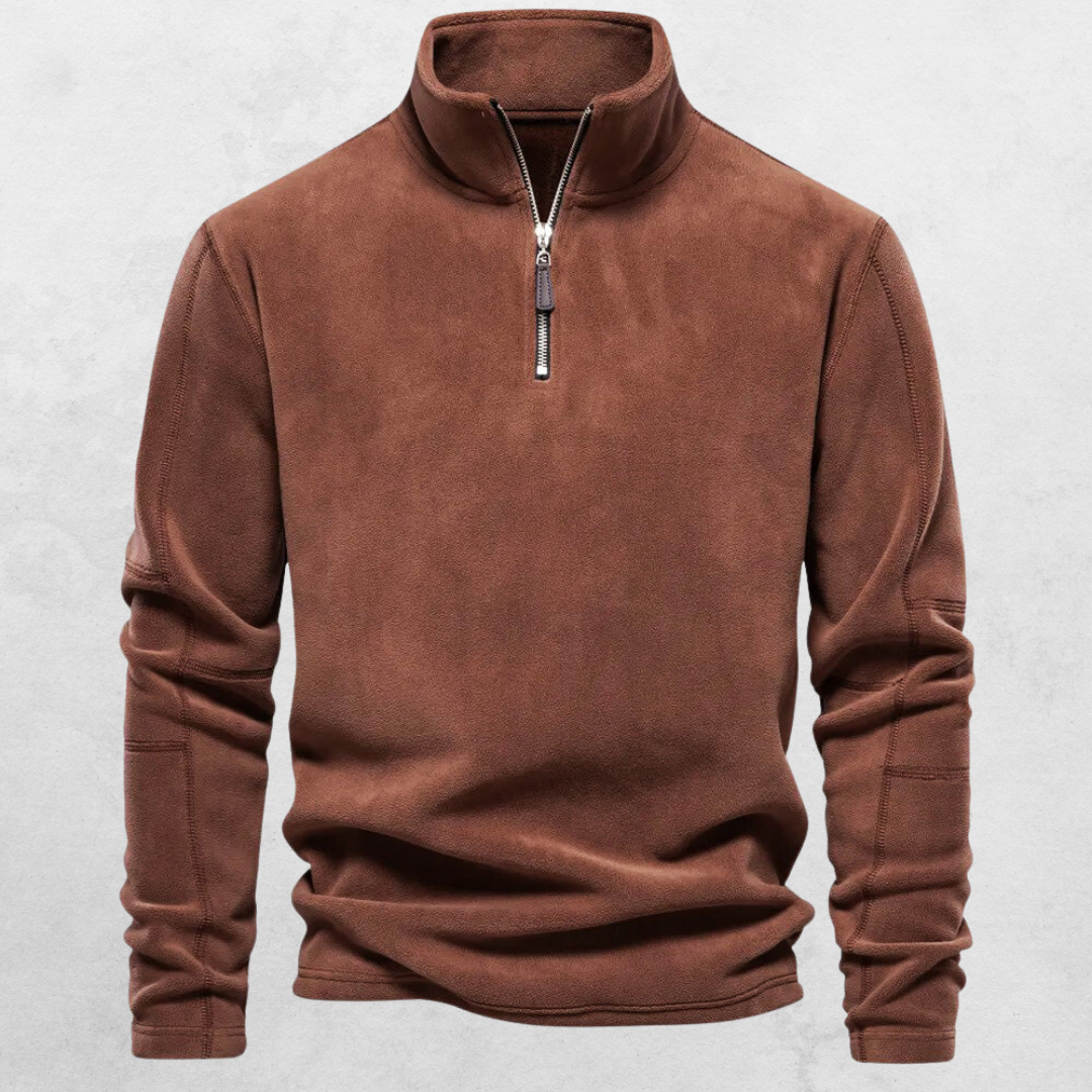 Fleecetröja Dam Modern Ståkrage Mjuk Fleece för Kalla Vinterdagar-1