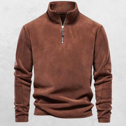 Fleecetröja Dam Modern Ståkrage Mjuk Fleece för Kalla Vinterdagar-1