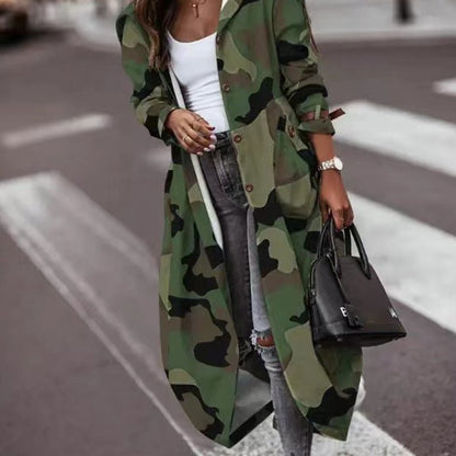 Dam Kappa Klassisk Trenchcoat Hållbart Material 8