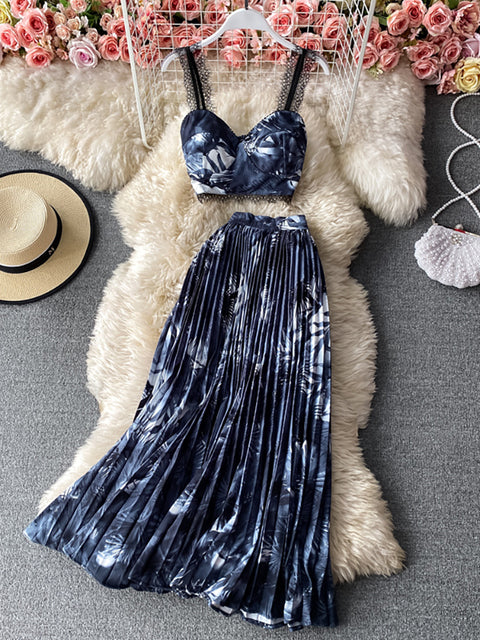 Variant image for Kvinna Lång Klänning Bohemisk Polyester Vristlängd-3