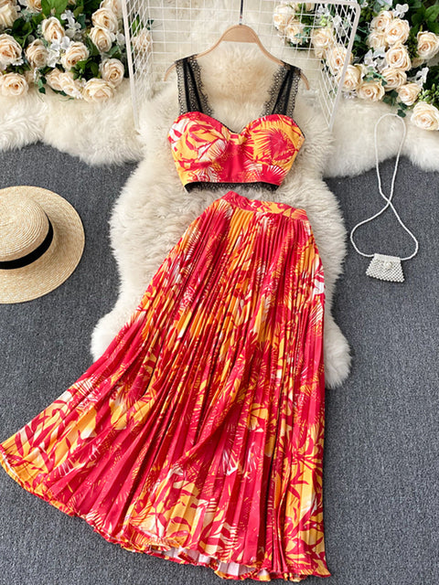 Variant image for Kvinna Lång Klänning Bohemisk Polyester Vristlängd-6