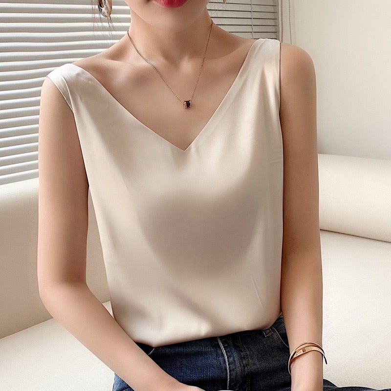 Variant image for Dam Tank Top Silke Mjuk Design Elegant-73