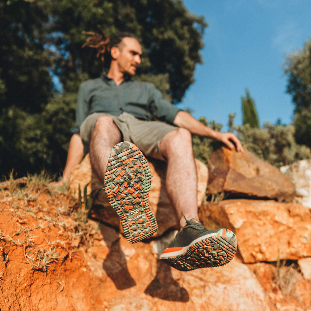 Herr Sneakers Vattenvänlig Terrängdesign Återvunnen Plast Snabbtorkande-6