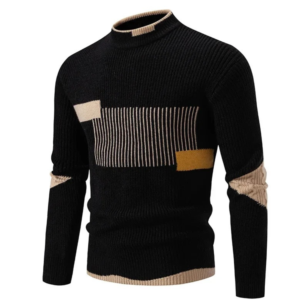 Herr Tröja Premium Stilren Design 100% Bomull-2