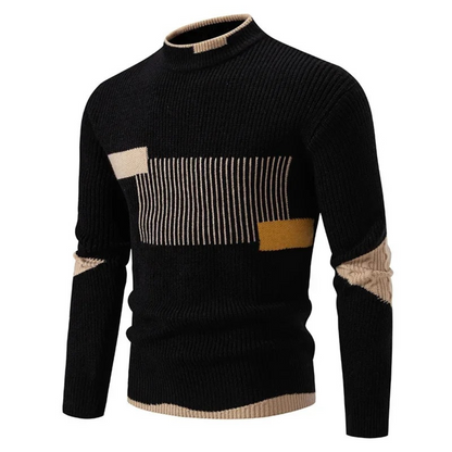 Herr Tröja Premium Stilren Design 100% Bomull-2