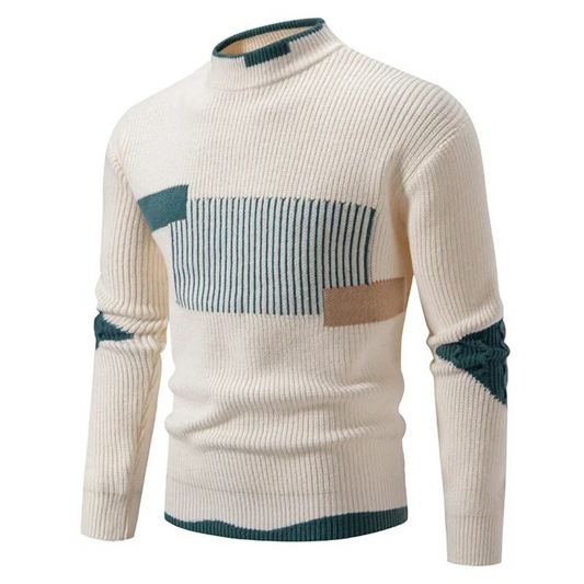 Herr Tröja Premium Stilren Design 100% Bomull-1