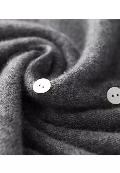 Stickad Dam Tröja i Polyester med Tidlös Stil – Perfekt Passform för Höst och Vinter, Enfärgad Design 3