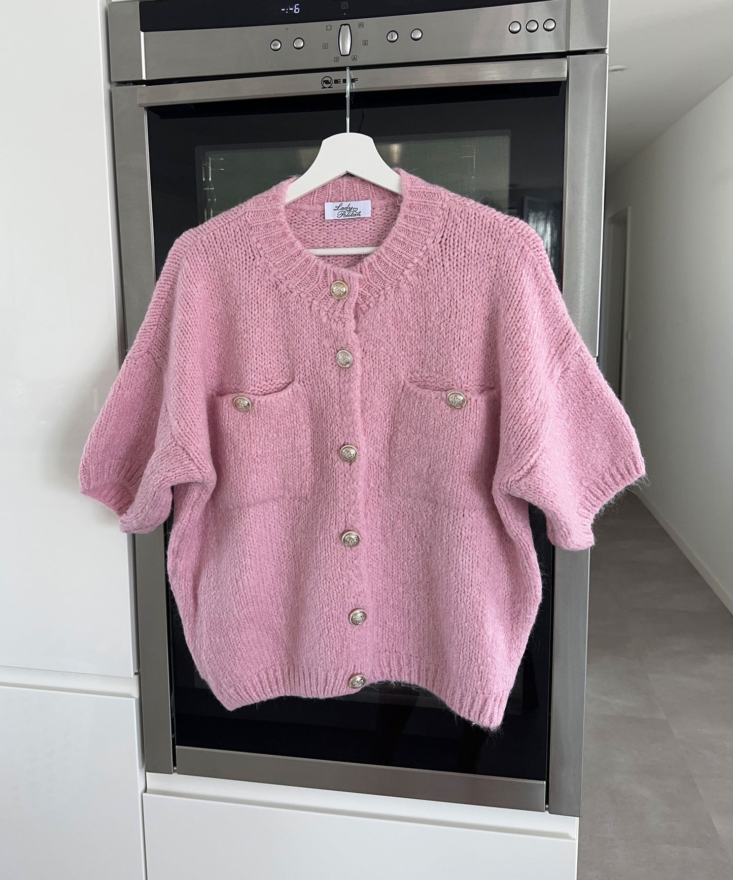 Dam Topp Festlig Stretch Jersey Flexibel-3