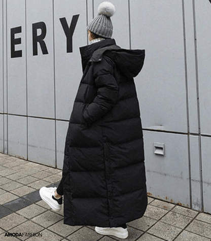Vinterjacka Dam Överdimensionerad Vattentät Parka 4